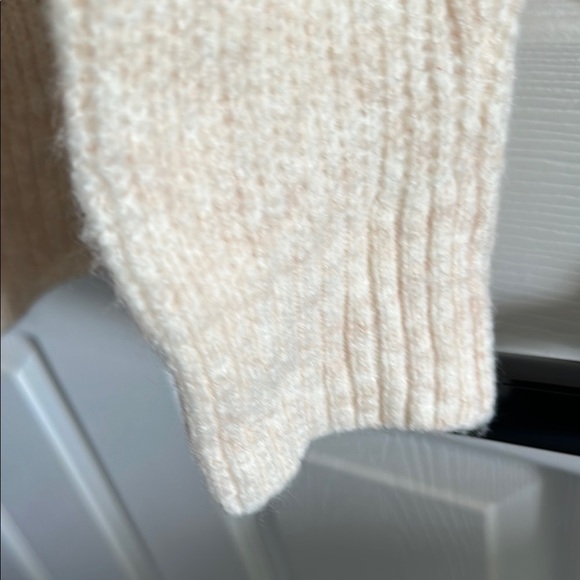 Style & Co Cream Cowl Neck Sweater with Textured Knit - Picture 4 of 5